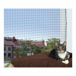 Trixie Cat Protect ochranná síť pro kočky, průhledná 6 × 3 m