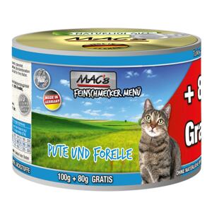 MAC's Cat Feinschmecker Menü krůta, pstruh a sýr 12 × 180 g