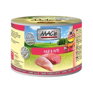 MAC's Cat s masovým menu – telecí maso a krůta 12 × 200 g