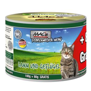 MAC's Cat Feinschmecker Menü jehněčí, drůbež a vejce 6 × 180 g
