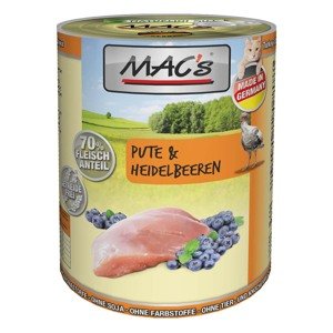 MAC's Cat s masovým menu – krůta a borůvky 6 × 400 g