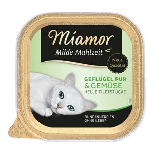 Miamor Milde Mahlzeit, čisté drůbeží a zelenina 16 × 100 g