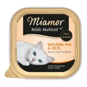 Miamor Milde Mahlzeit, čisté drůbeží a rýže 16 × 100 g