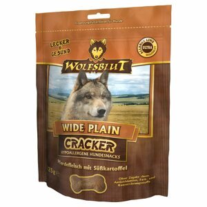 Wolfsblut Cracker Wide Plain, koňské maso a sladká brambora 3 × 225 g