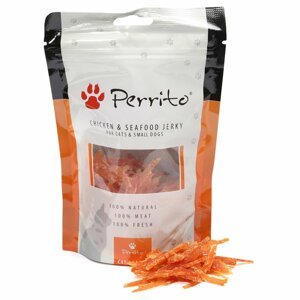 Perrito Chicken & Seafood Jerky Cats 6 × 100 g