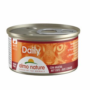 Almo Nature Daily Menü, 24× 85 g, Mousse kachní maso