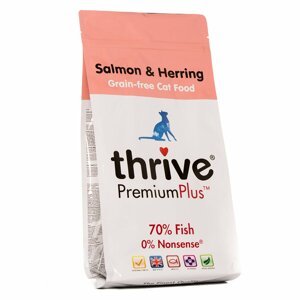 thrive Cat PremiumPlus 70 % losos a sleď, 1,5 kg 1,5kg