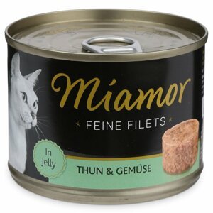 Miamor Feine Filets v želé s tuňákem a zeleninou 12 × 185 g