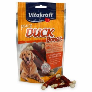 Vitakraft pure Duck Bonas kostičky s kachním masem 80 g