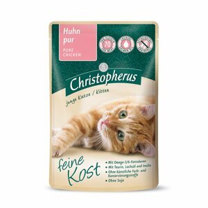 Christopherus Kitten kuřecí pur, 12 x 85 g