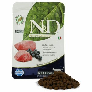 N&D Adult s jehněčím masem a borůvkami bez obilovin 300 g