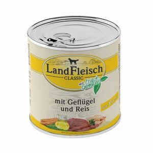 Landfleisch Dog Pur s drůbežím masem a rýží, extra dietní 12 × 800 g