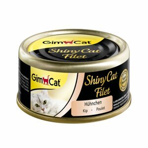 GimCat ShinyCat kuřecí filé, 6 x 70 g 6x70g