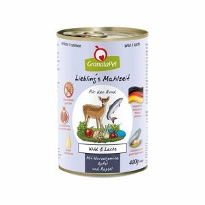 GranataPet Liebling‘s Mahlzeit se zvěřinou a lososem 6 × 400 g
