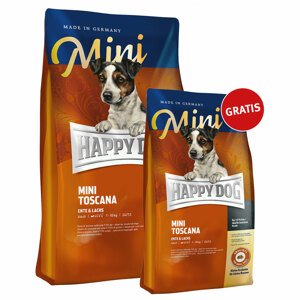 Happy Dog Mini Toscana 4 kg + 1 kg zdarma