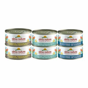 Almo Nature Cat Multipack Tuna Recipes 6 × 70 g