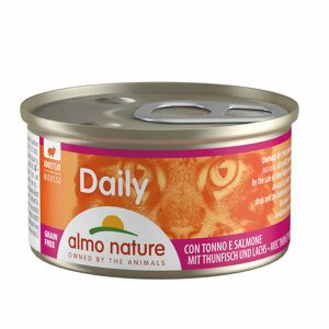 Almo Nature PFC Daily Menu Cat Mousse s tuňákem a lososem 24 × 85 g