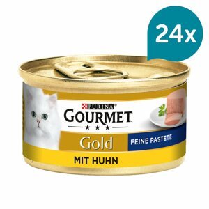 Gourmet Gold jemná kuřecí paštika 24 × 85 g