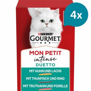 Gourmet Mon Petit Duetti – maso a ryby multipack 24 × 50 g