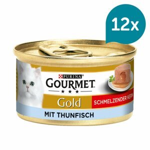 Gourmet Gold Schmelzender Kern s tuňákem 12 × 85 g