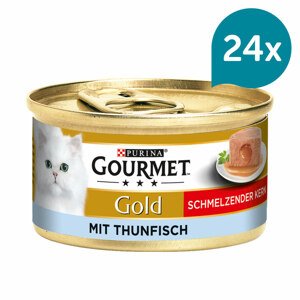 Gourmet Gold Schmelzender Kern s tuňákem 24 × 85 g