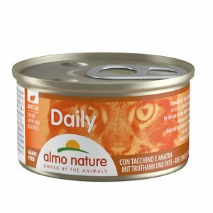 Almo Nature Daily Menu Cat s kousky krůty a kachny 24 × 85 g