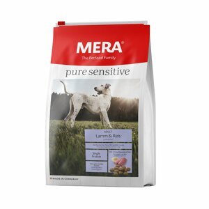 MERA pure sensitive jehněčí maso a rýže 2 × 12,5 kg