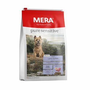 MERA pure sensitive MINI s jehněčím masem a rýží 4 kg