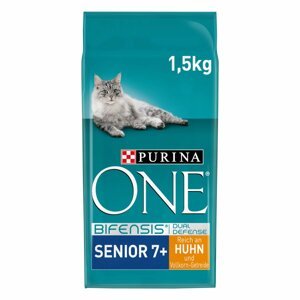 PURINA ONE Senior 7+ bohaté na KUŘE a celozrnné obiloviny 1,5 kg