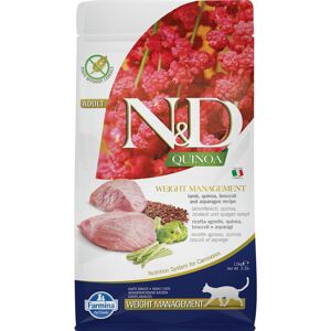 N&D Cat Quinoa Weight Management Lamb 1,5 kg (1 kg + 500 g zdarma)