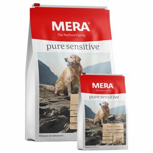 MERA pure sensitive Senior krocan a rýže 4 kg + 1 kg zdarma