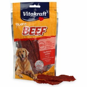 Vitakraft pure Beef hovězí masové proužky 3 × 80 g