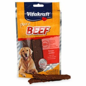 Vitakraft Beef proužky z hovězích drštěk 3 × 80 g