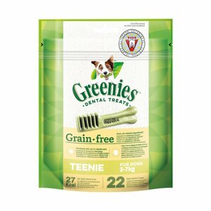 Greenies Grain Free Teenie pamlsky pro péči o zuby pro psy od 2 do 7 kg – 170 g