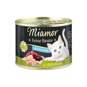 Miamor Feine Beute Kitten – Drůbež 12 × 185 g