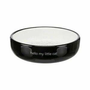Trixie keramická miska pro krátkonosé kočky černobílá 0,3 l