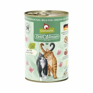 GranataPet pro kočky – Delicatessen konzerva čistá zvěřina 12 × 400 g
