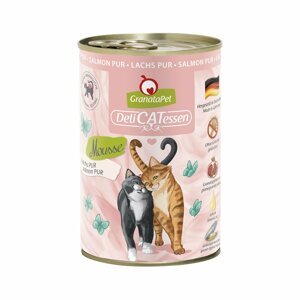 GranataPet pro kočky – Delicatessen konzerva, čistý losos 6× 375 g