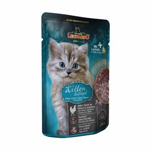 Leonardo Finest Selection pro koťata čisté drůbeží s lososovým olejem 32 × 85 g