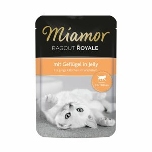 Miamor Ragout Royale v želé, drůbež pro koťata 44x100g