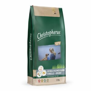 Christopherus bez obilovin – pstruh a hmyz 12 kg