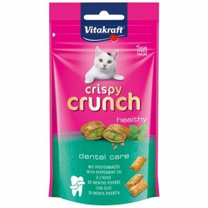 Vitakraft Crispy Crunch Dental s mátovým olejem 4 × 60 g