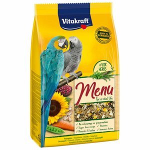 Vitakraft menu s medem pro papoušky 2 × 3 kg