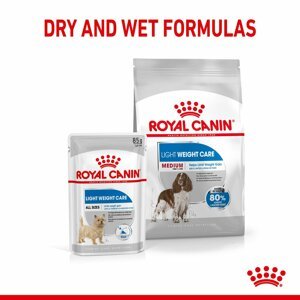 ROYAL CANIN LIGHT WEIGHT CARE MEDIUM 3 kg + Mousse 12× 85 g
