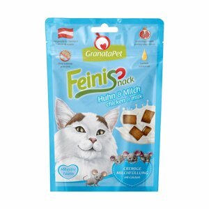 GranataPet pro kočky – FeiniSnack kuře a mléko, 50 g