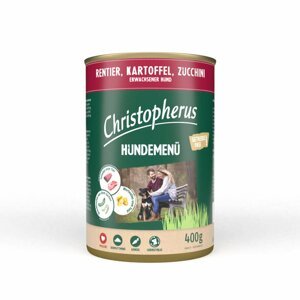 Christopherus krmivo pro psy, sobí maso s bramborami a cuketou 12 × 400 g