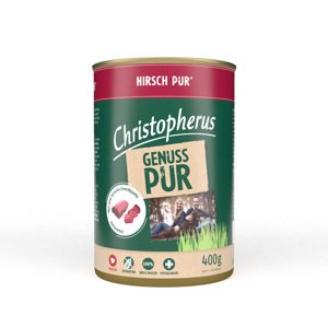 Christopherus Pur – jelení maso 12 × 400 g