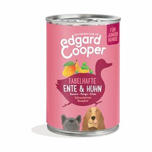 Edgard & Cooper Junior kachna a kuře 24× 400 g