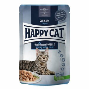 Happy Cat Culinary Meat in Sauce pstruh z bystřin 48 × 85 g