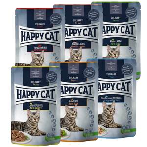 Happy Cat Mixpaket Culinary Meat in Sauce 24 × 85 g